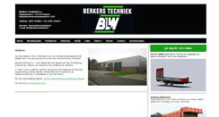 Desktop Screenshot of berkerstechniek.nl